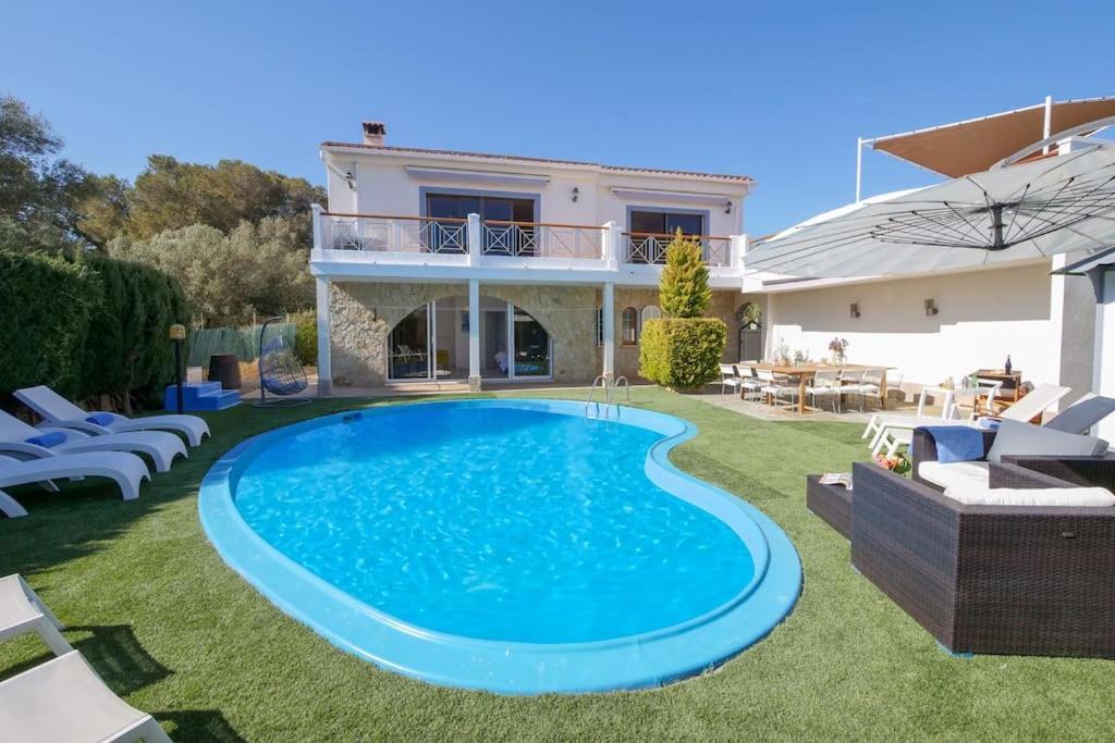 Moderne Villa, Pool+Meerblick,Schnelles Wifi,Klima Calas de Mallorca Buitenkant foto