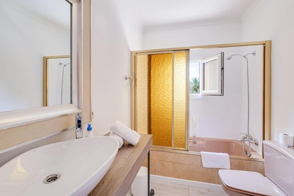 Moderne Villa, Pool+Meerblick,Schnelles Wifi,Klima Calas de Mallorca Buitenkant foto