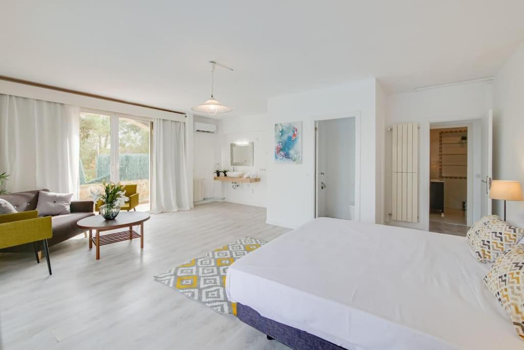 Moderne Villa, Pool+Meerblick,Schnelles Wifi,Klima Calas de Mallorca Buitenkant foto