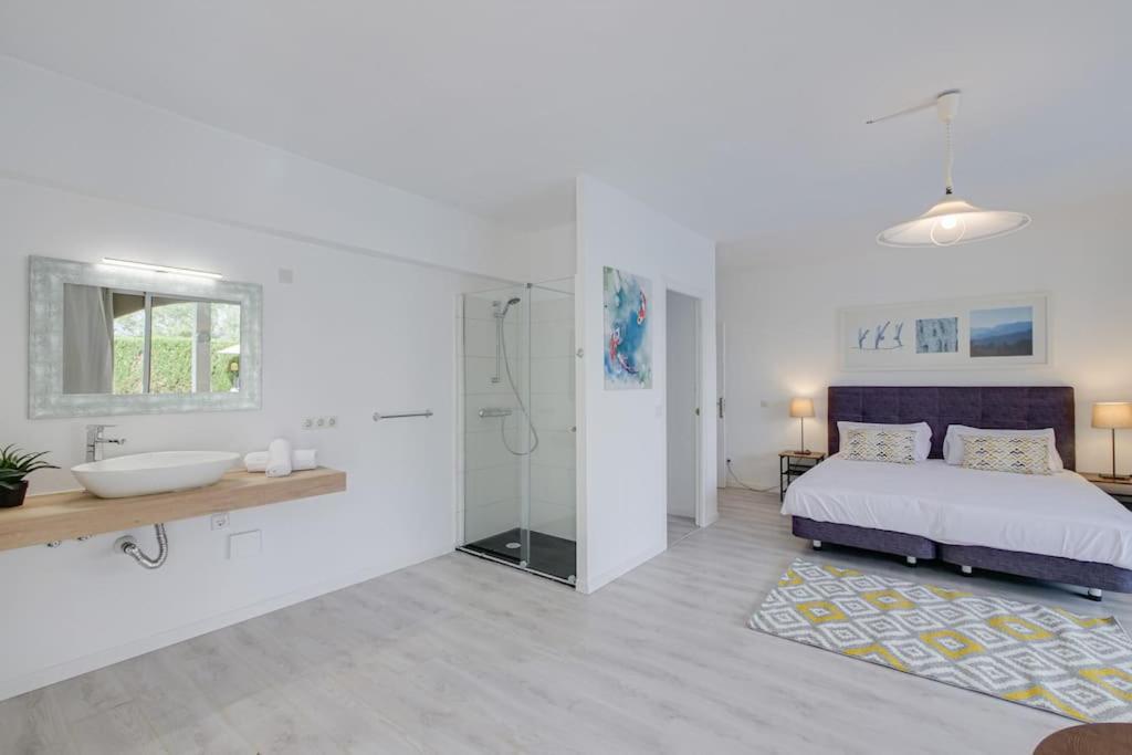 Moderne Villa, Pool+Meerblick,Schnelles Wifi,Klima Calas de Mallorca Buitenkant foto